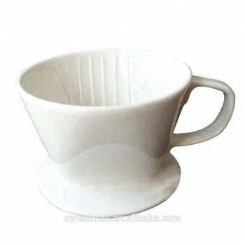 Ceramic Coffee Dripper / Drip Coffee Maker For Fresh Filter Coffee