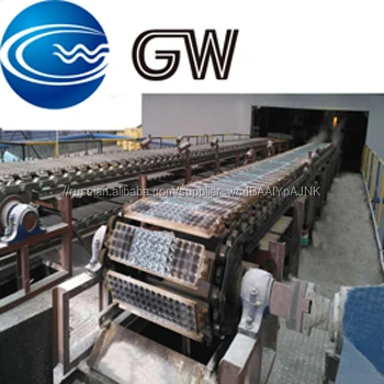 Цепной конвейер пластины для твердых силикат натрия производственной