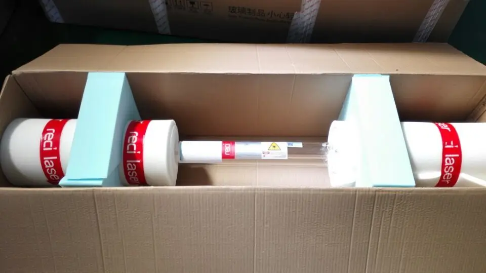 Co2 Laser Cutting Machine Spare Parts Reci Laser Tube 60w 80w 100w 130w 150w 180w for Option