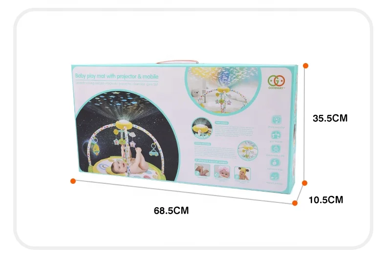 3 In 1 Soft Children Gym Plastic Educational House Toy Baby Playing