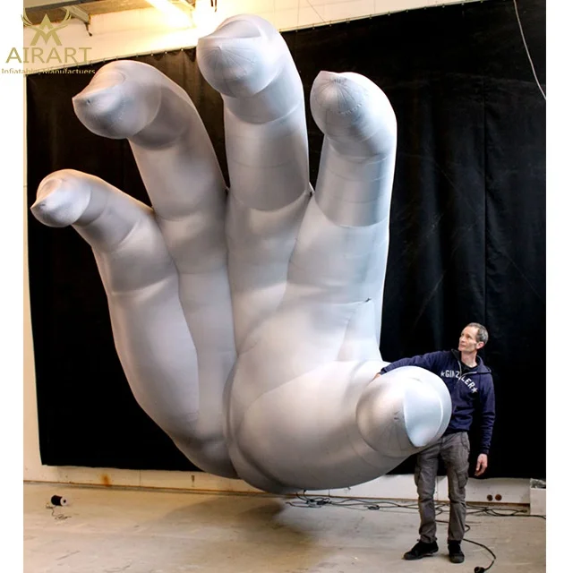 Inflatable Middle Finger Hand Event Inflatable Fingers for Halloween Advertising