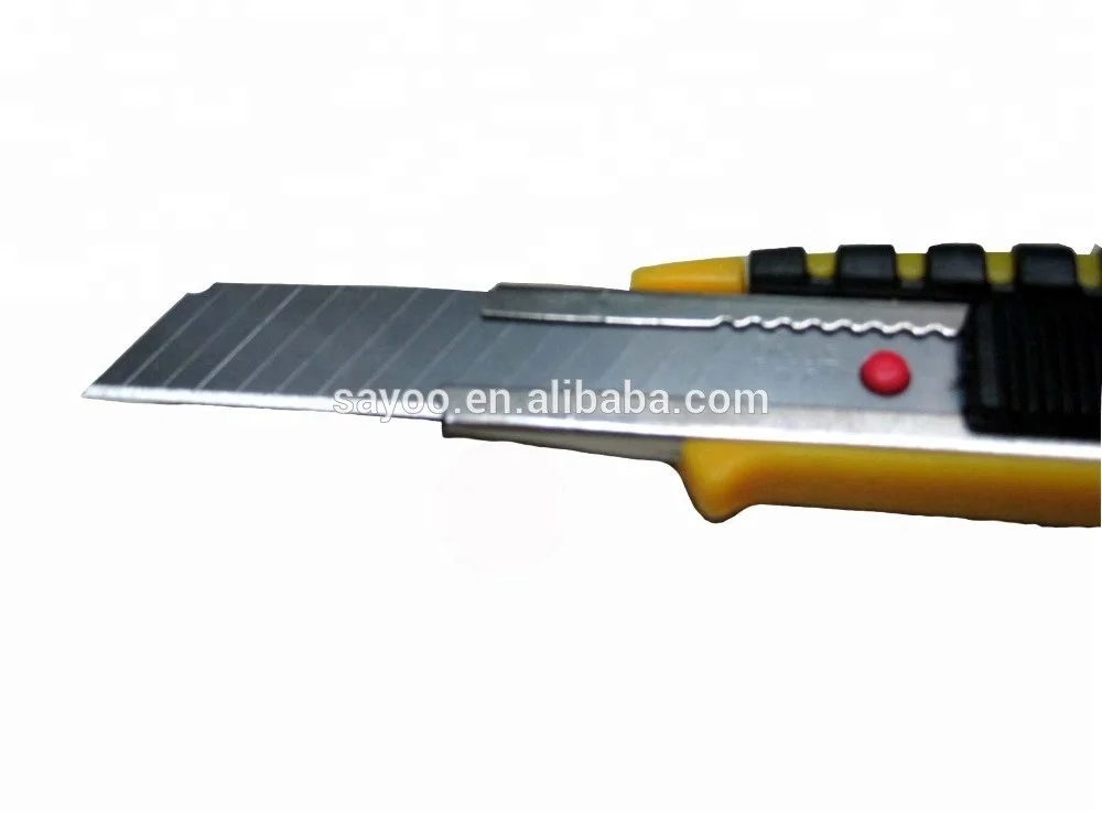 Safety Paper Cutter Knife With Plastic Handle