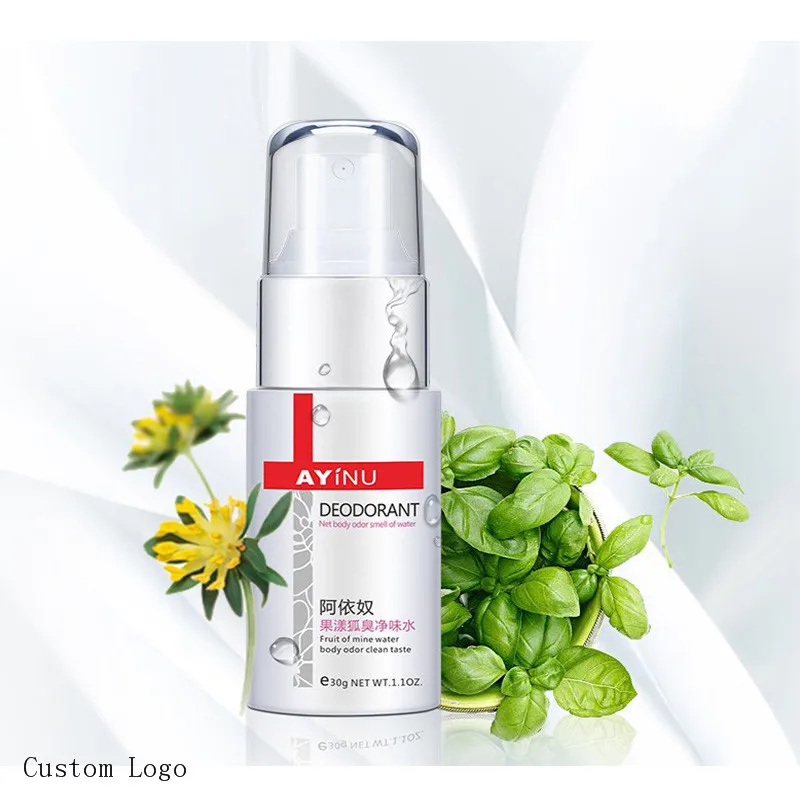 Природный минеральный антизапаховый парфюмерный прозрачный спрей для подмышек от пота и тела