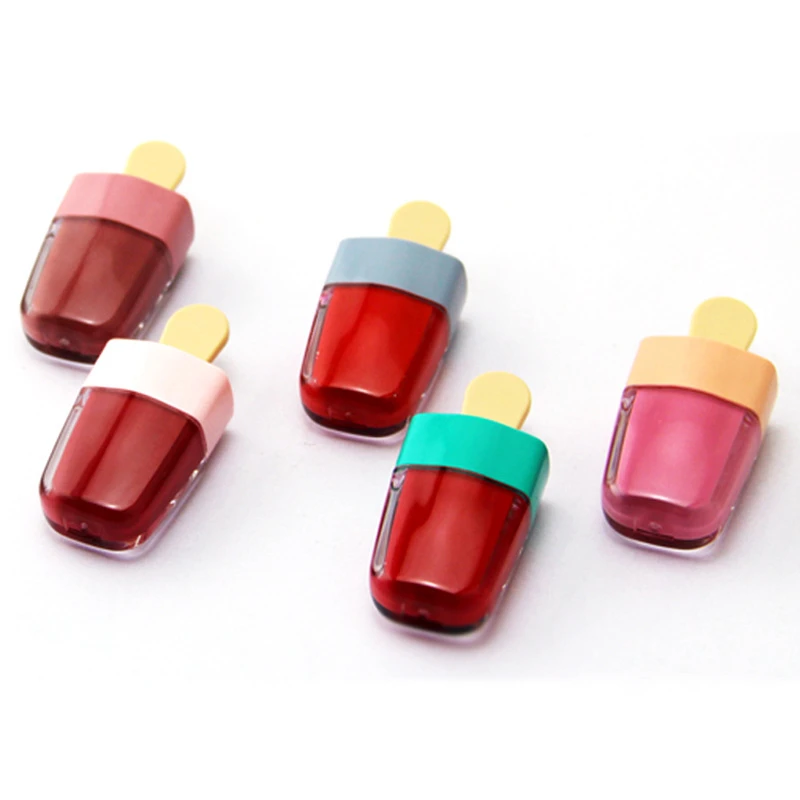 
Модный Новый блеск для губ, ТИНТ, увлажняющий блеск для губ ice-lolly, детская розовая водостойкая жидкая помада, Косметика для макияжа, оптовый продавец 