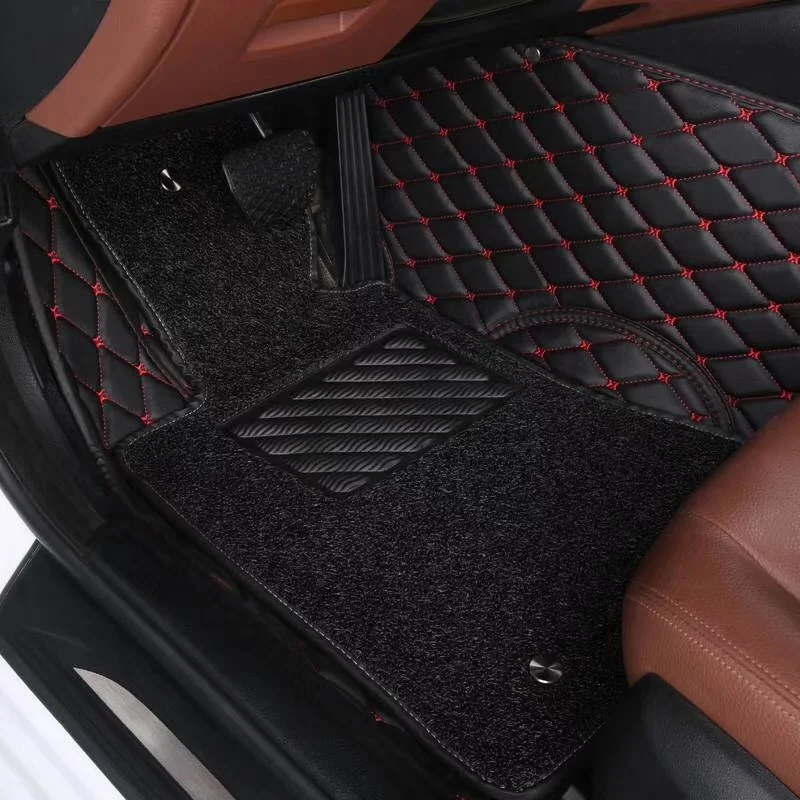 5d leather pvc car floor mats.