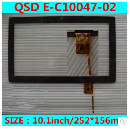 New 10 1 inch tablet capacitive touch screen QSD E C10047 02 free shipping