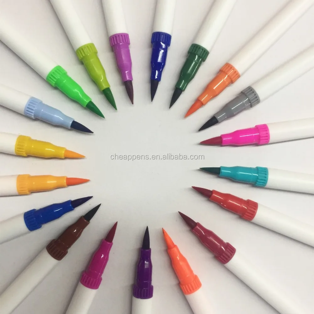 Watercolor Dual Brush Pen with Fineline Tip and Brush Dual Tip Marker  Pens 100 Color