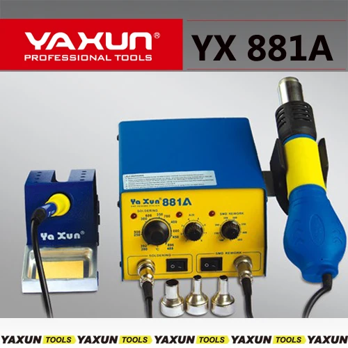 Estacion De Calor Yaxun Yx-8033 Pistola De Calor Regulable – icomexar