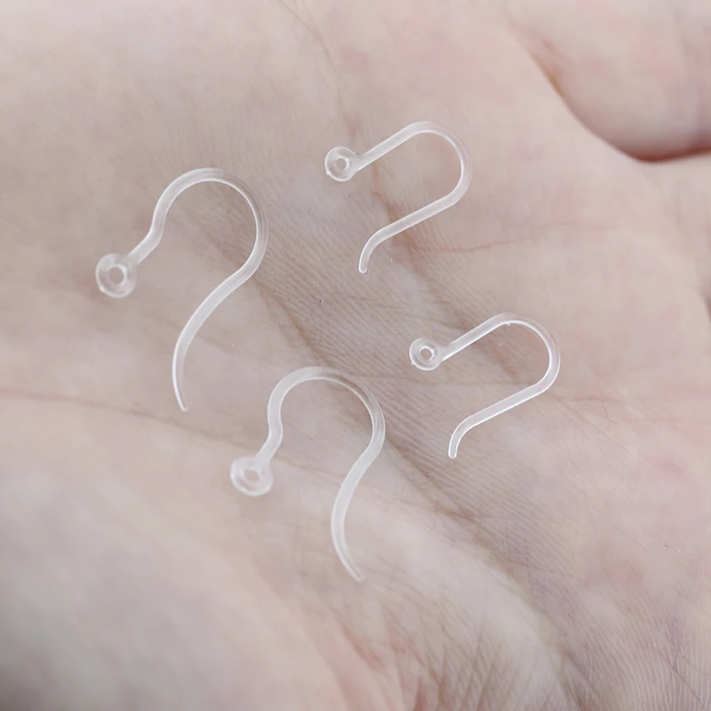 Невидимые пластиковые серьги для сережек