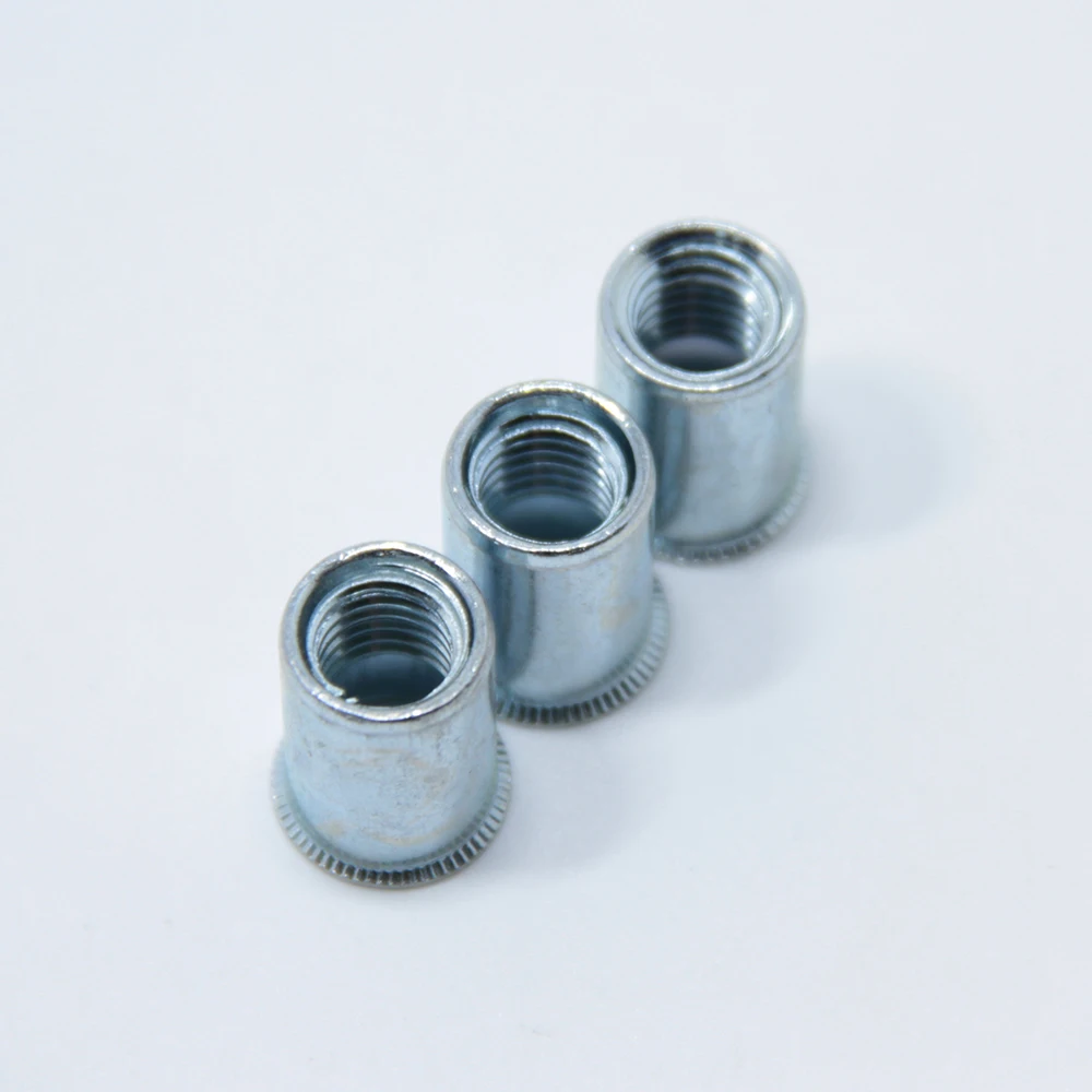 Threaded Pull Rivet Remache Tuerca Knurled Rivet Nut - Steel Threaded Solutions