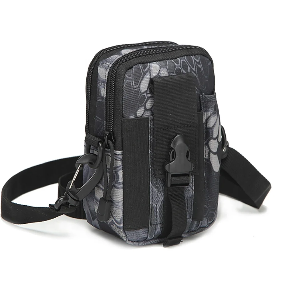 Tactical Molle Pouch Belt Waist Pack Bag Shoulder Utility Bag Phone Camp Hiking 