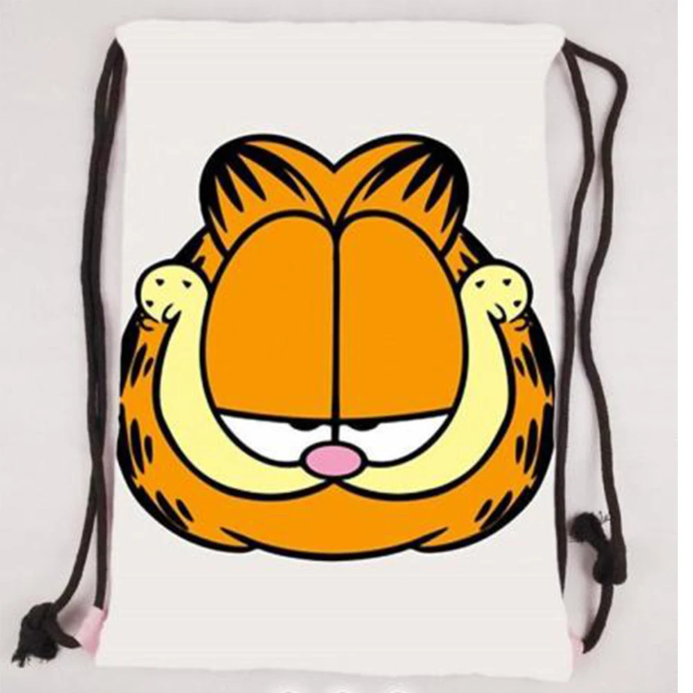 Tas Serut Lucu Gambar Kartun Anak Kecil Katun Garfield Sekolah Lucu Kualitas Bagus Buy Katun Tas Serut Kecil Serut