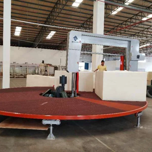 Horizontal Automatic Carrousel Foam Cutting Machine/Round Table Cutting Machine