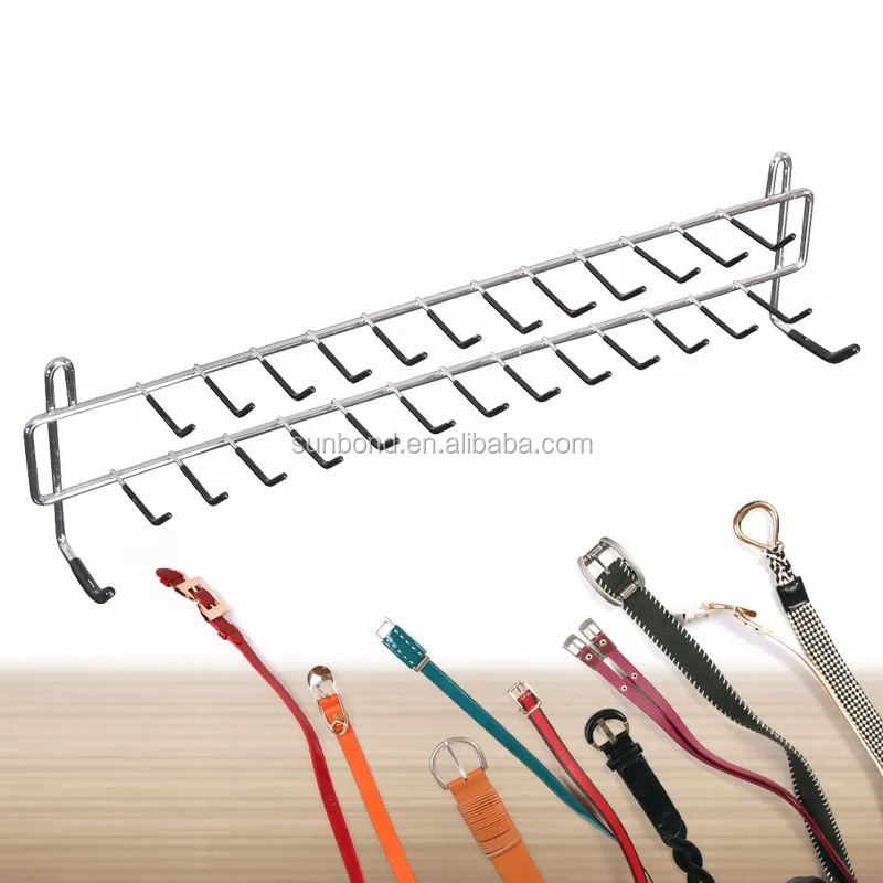 Wall Door Mount Tie Necklace Belt Rack Holder Hooks Hanger Buy Belt Hanger Hooks Hanger Belt Rack Product On Alibaba Com