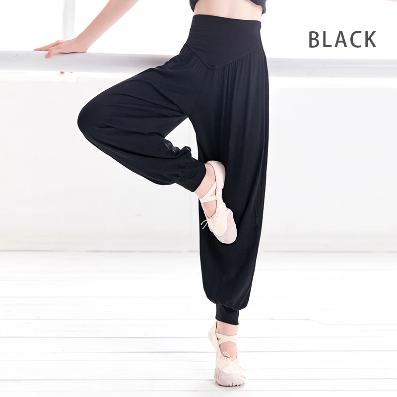 Wholesale Girls Black Harem Dance Pants Ballet Pants From m