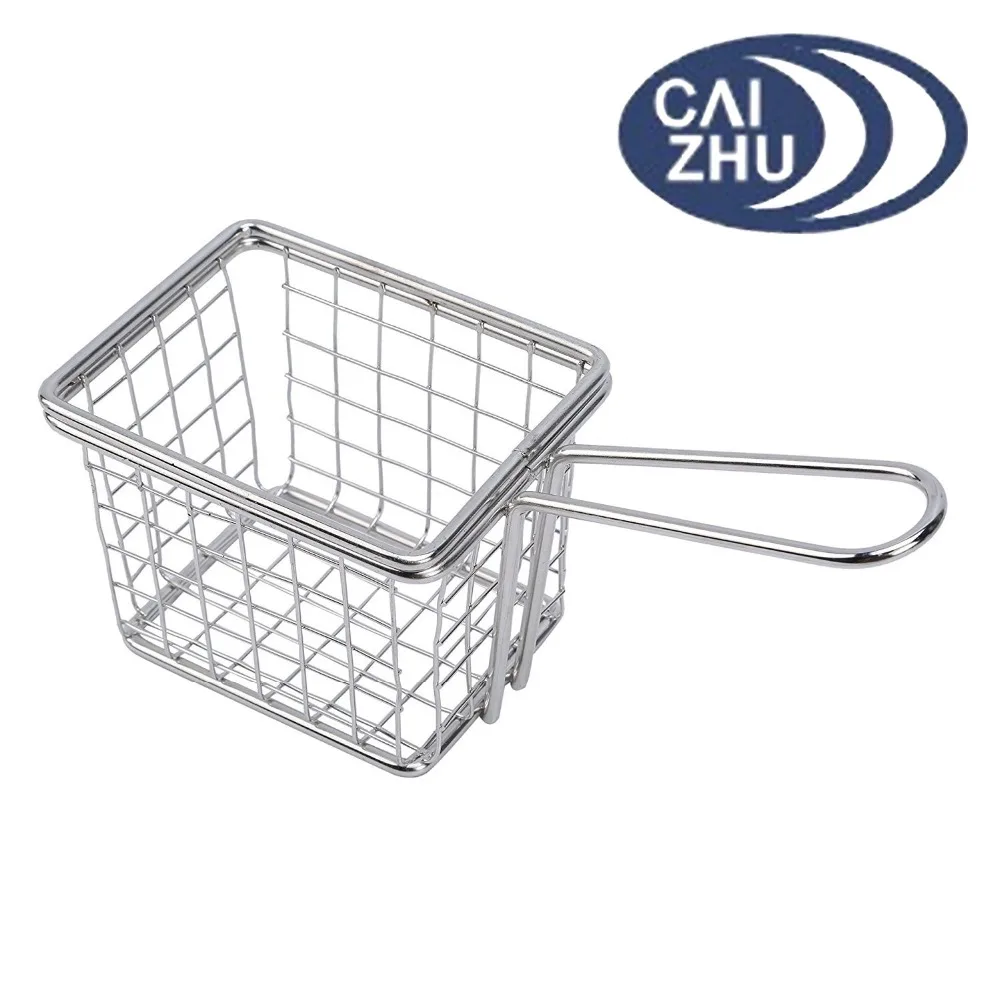 Mini Wire Deep Fryer Basket French Fries Wedges Fish Baskets Wire Mesh