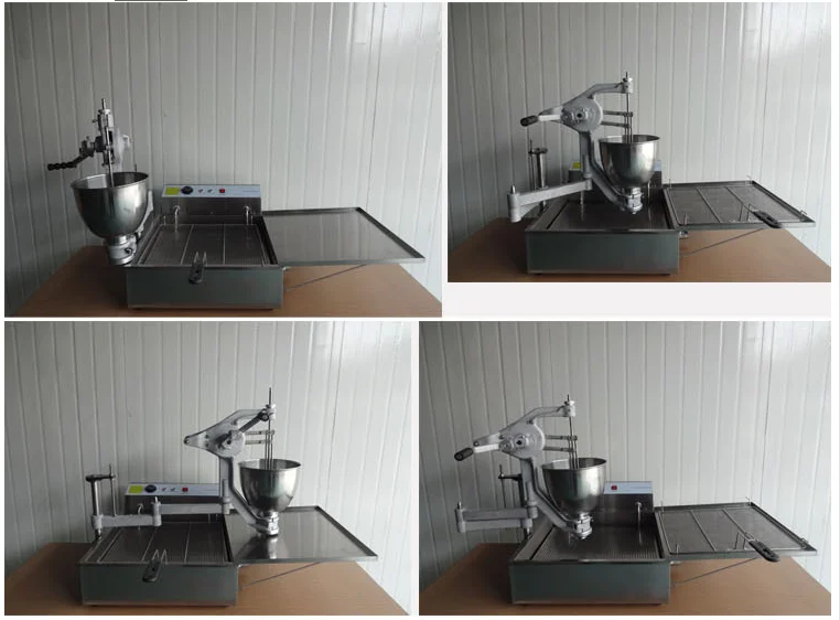 Commercial Dunkin Donut/donut Making Machine/donut Fryer with 3 Moulds
