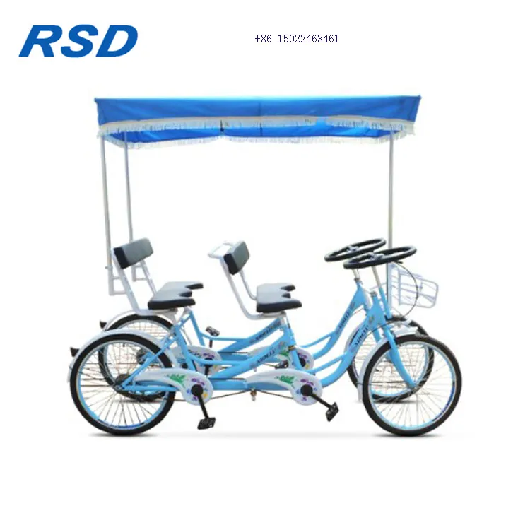 4 tandem hot sale bike