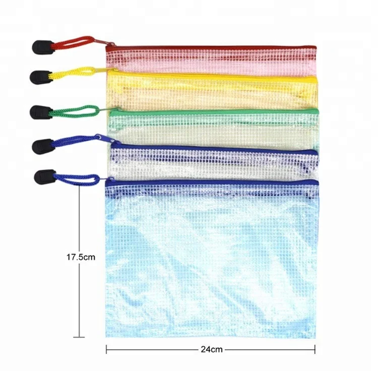 
 Размер A5, ПВХ, качественная школьная Сетчатая Сумка для хранения документов  