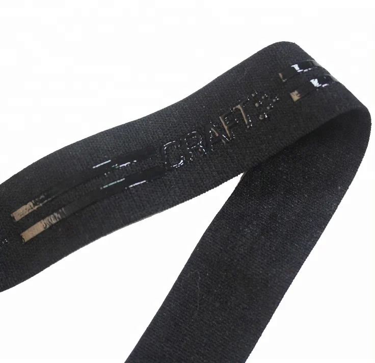 Source Branded Silicone Printed soft nylon Elastic Band for jackets on m.alibaba.com