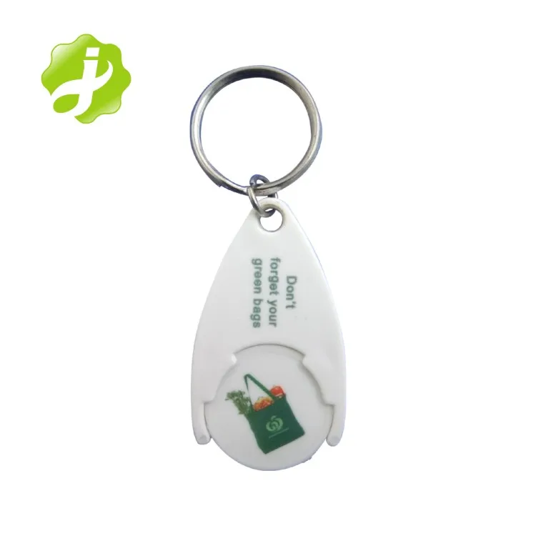 Plastic Coin Holder, Key Chain