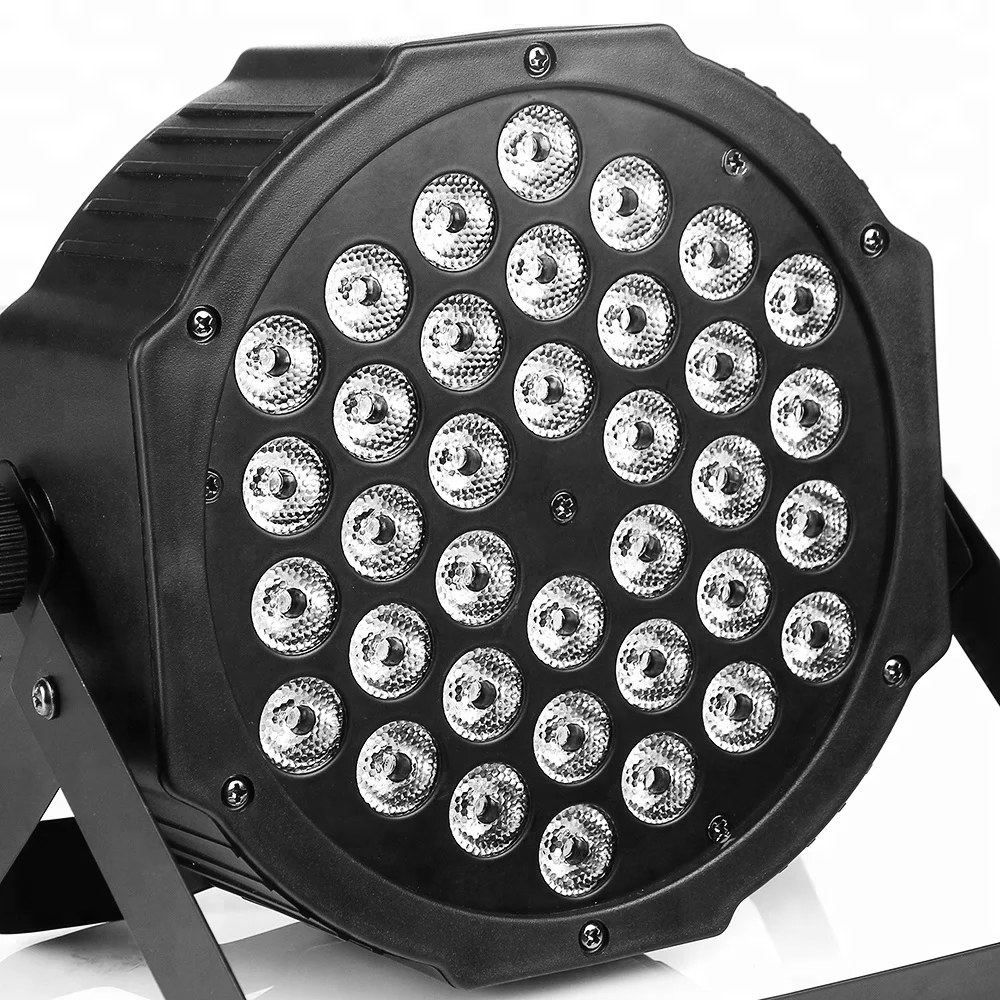 Baisun 36pcs UV LED Par Light Black Disco Party Wedding Stage Light