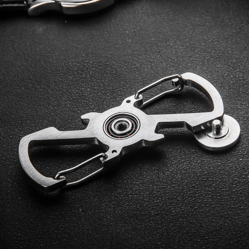 Promotional New Style Multifunctional Fidget Spinner Key Chain Spinner with Bottle Opener