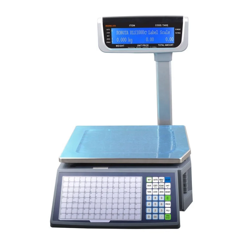 RONGTA RLS1000 Retail Barcode Label Printing Scale Price Computing for Butcher Shop Factory  Electronic