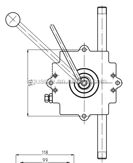 GJ1102D Remote Pump Control Lever for Concrete Mixer
