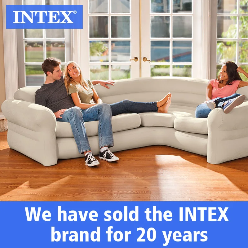 INTEX Inflatable Corner Sofa Luxurious Living Room Furniture