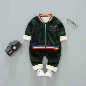 High Quality and Inexpensive Winter 2 Year Old  Baby Children Boutique Boy Clothing with Different Colors