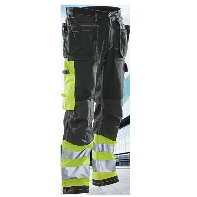 mens navy cargo work trousers