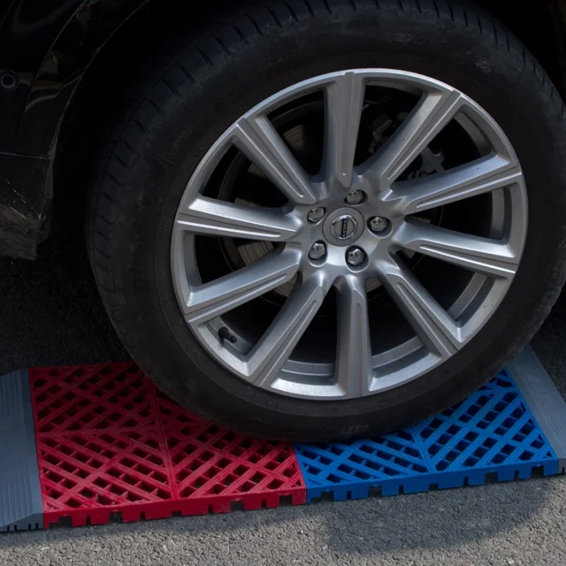 Противоскользящий пластиковый коврик для пола гаража для слива автомобильной мойки