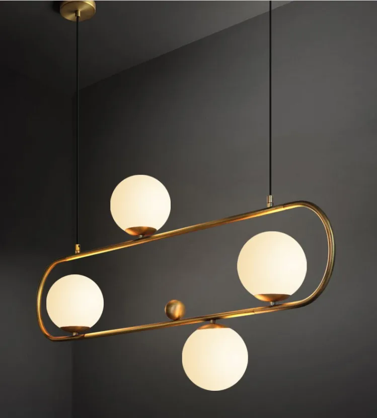 high quality modern light fittings square counter pendant light