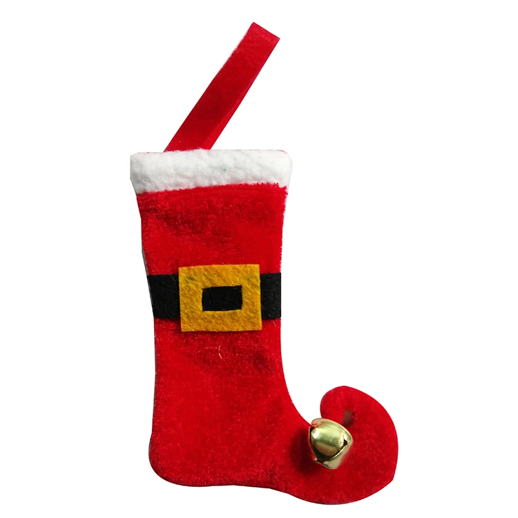 Source Hot Design Red Santa Stocking Socks Christmas Elf Stockings With  Belt on m.