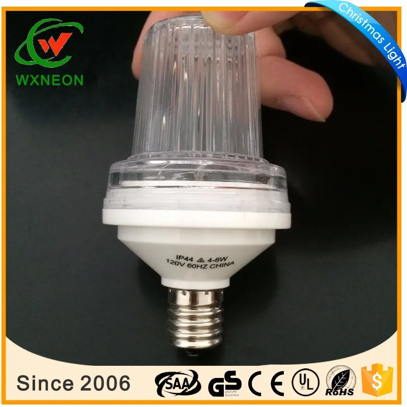 AC85V-265V E17 C9 LEDストロボライト電球 C9 LEDクールホワイト