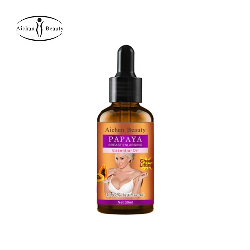 Papaya Essential Oil Breast Enlargement AICHUN BEAUTY【100% ORIGINAL】Chest  Lift Up READY STOCK Chest Massage Firm Enlargement 30ml 211086ACB