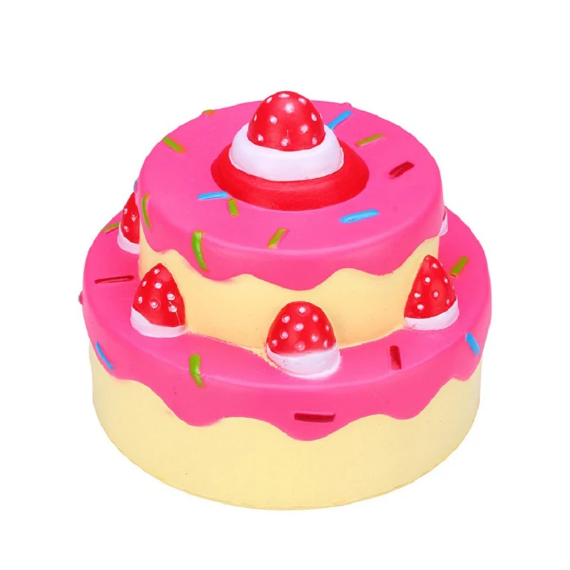 Strawberry Cake 3D Icon download in PNG, OBJ or Blend format