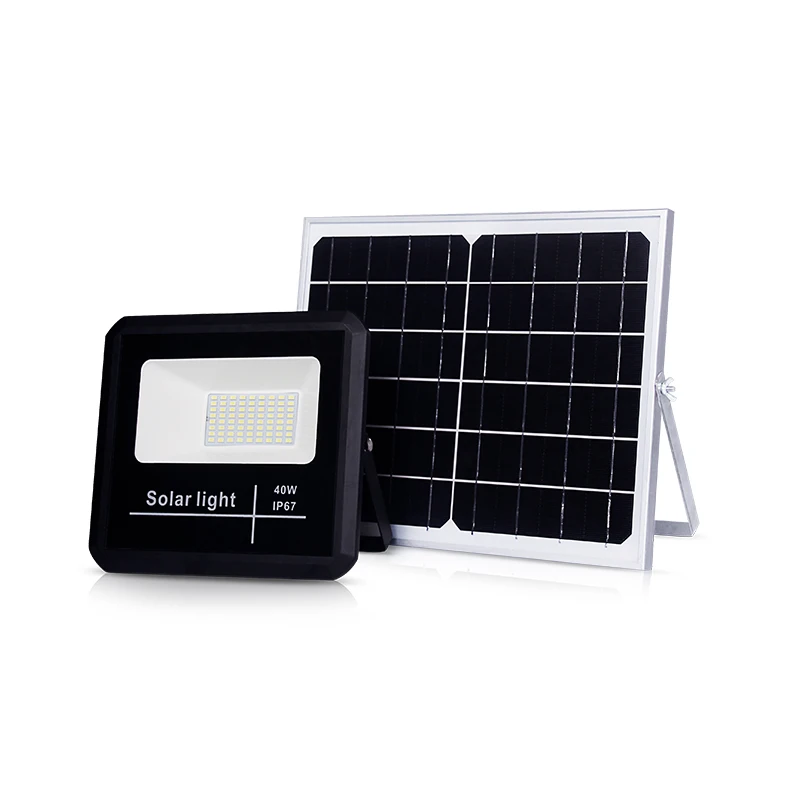 High temperature resistant 10 20 30 40 50 w ip67 outdoor waterproof wall type mounted led solar flood light