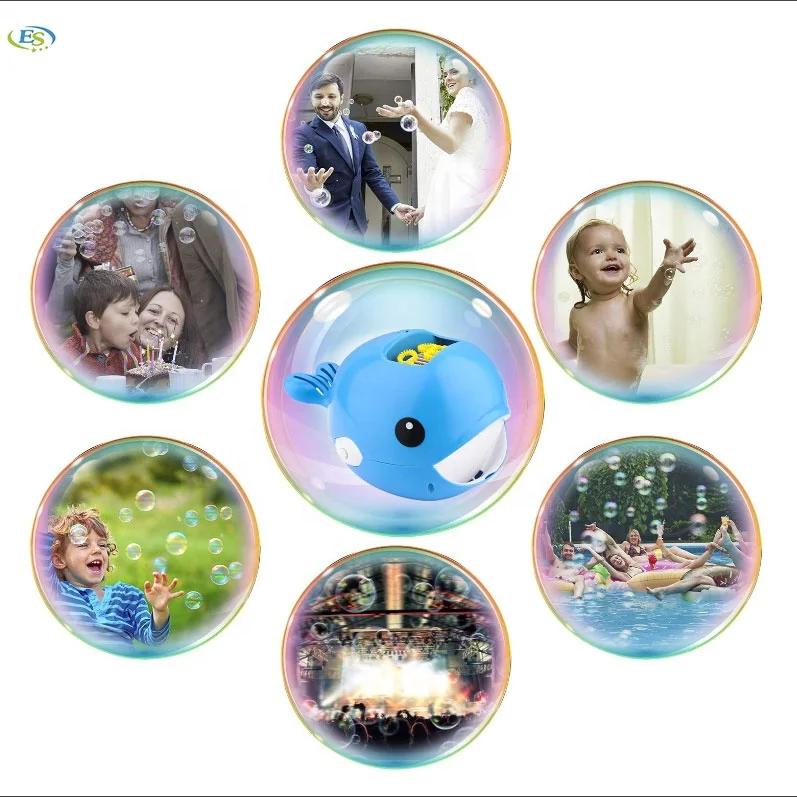 Durable and Portable Bubble Machine Automatic Bubble Maker with a Bottle of Bubble Solution Easy to Use for Kids