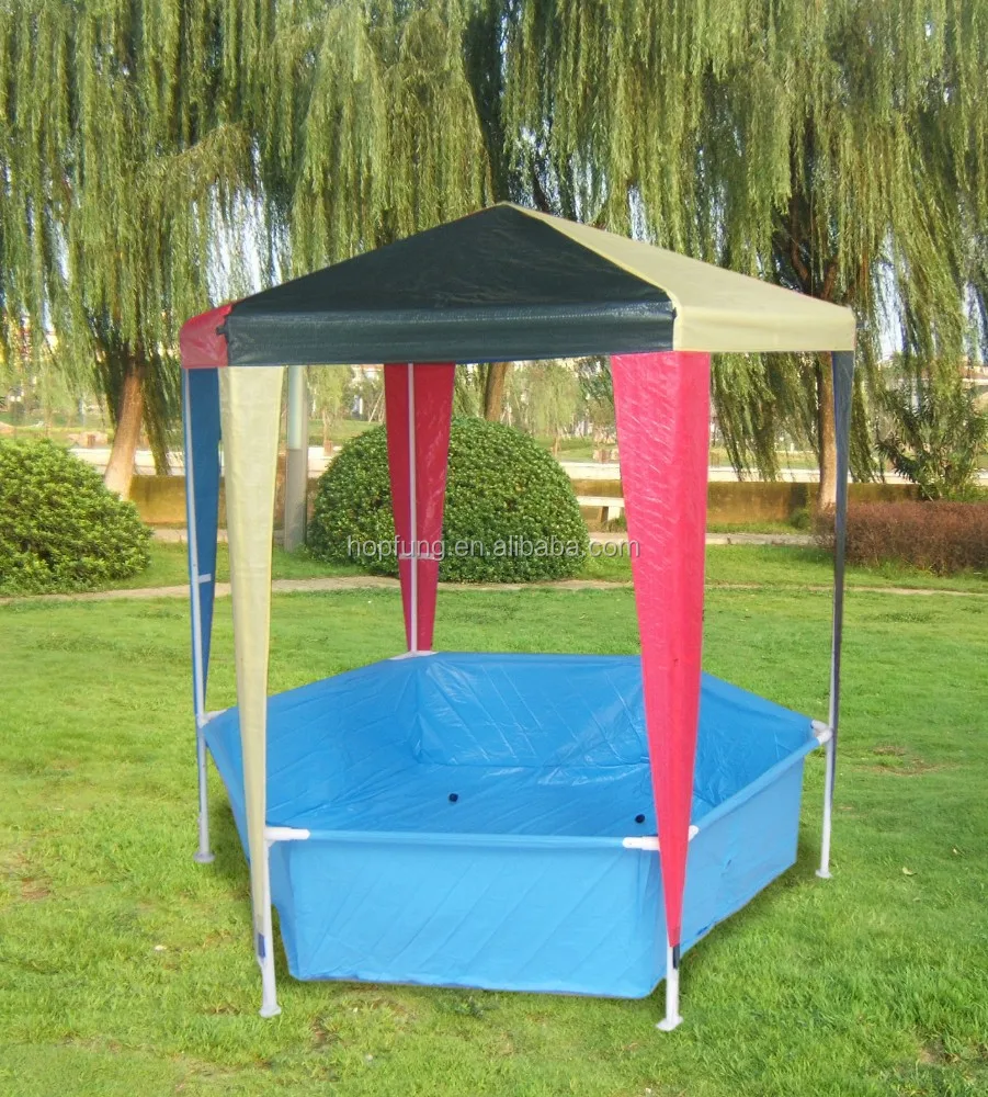 0.9x0.9 m 儿童六边形帆布游泳池