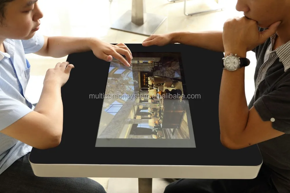 Table de jeux d'intérieur avec écran d'affichage dynamique vertical Senke  Écran Smart Table à café Smart Table tactile - Chine Écran tactile de la  table intelligente et module de la table intelligente
