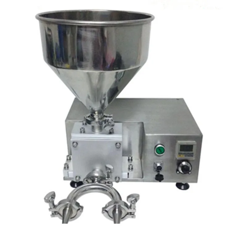 Manual Double Nozzle Sandwich Biscuit Cake Jam Donut Filling Injector Machine