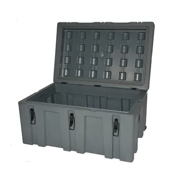 Collision resistant lightweight plastic transport box, plastic box ,rotomolding