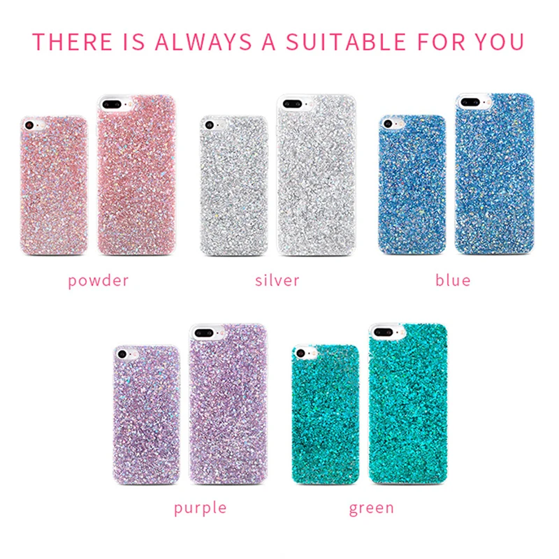 Silicone Bling Glitter Crystal Sequins Phone Case For Huawei P Smart P20 Pro P10 P8 P9 Lite 2017 Nova 2 2s Honor 8 9 10 Cases - Buy High Quality New