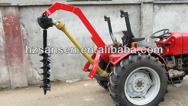 Tractor Post Hole Digger with PTO Shaft - Easy Tree Planting
