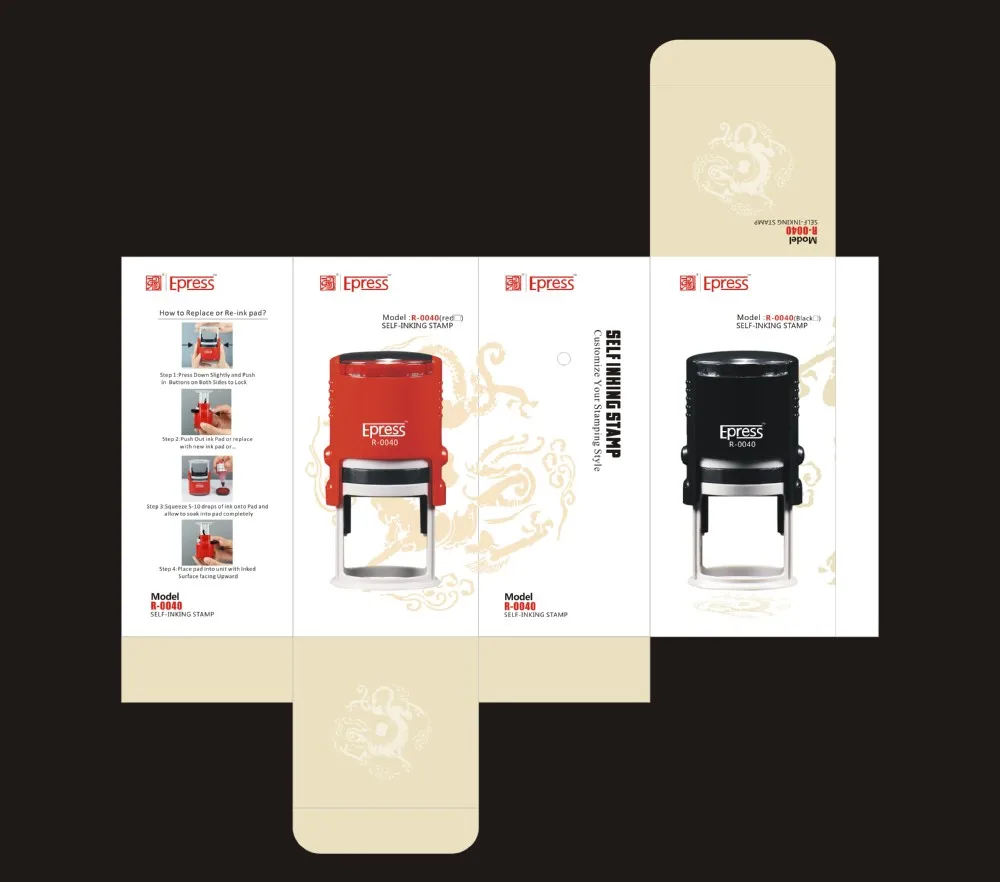 Rubber Stamp Printer 47x18 Self Inking Stamp With Ink Pad Buy Stamp