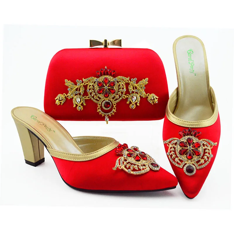 Bellissimo Set Di Borse Per Scarpe Nigeriane Fatte A Mano Di Alta Qualità  Set Di Scarpe Da Donna Con Set Di Borse Per Scarpe Italiane Con Pietre -  Buy Beads Africani Nigeriano