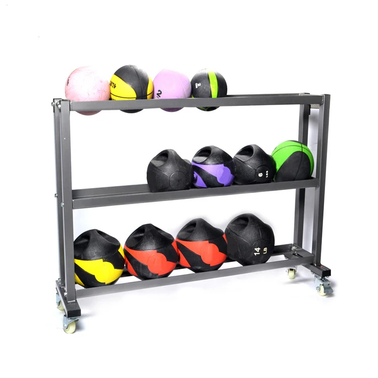 Gym equipment fitness wall ball display rack