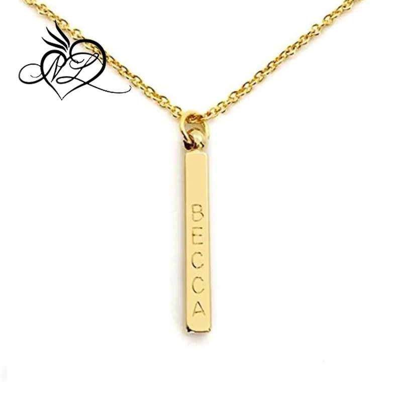 Kalung Nama Batang Halus Kustom Kalung 
